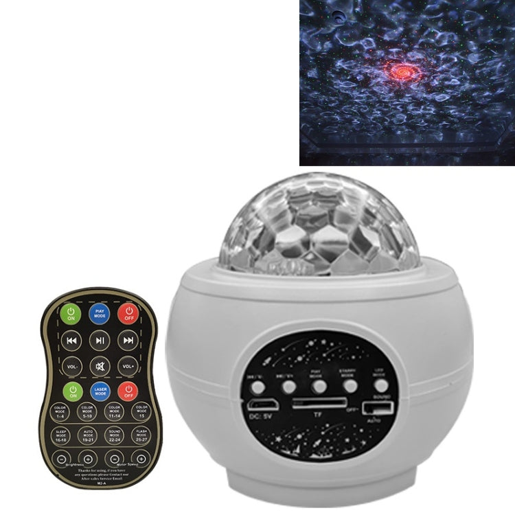 M2 8W 크리스마스 별빛 레이저 프로젝션 분위기등 회전 별빛 동적 물결 무늬 수면등, USB, 배터리