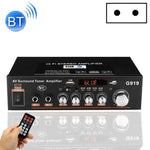 G919 스마트 디지털 파워 앰프 내장 블루투스 / USB / SD / FM 미니 파워 앰프, EU 플러그