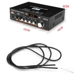 G919 스마트 디지털 파워 앰프 내장 블루투스 / USB / SD / FM 미니 파워 앰프, EU 플러그