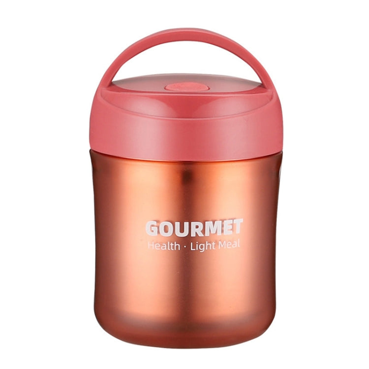 GOURMET 스테인리스 스틸 보온 컵 이중 밀폐 보온 수프 컵, 레드, 옐로우, 블루