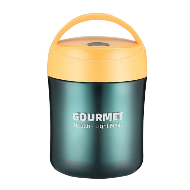 GOURMET 스테인리스 스틸 보온 컵 이중 밀폐 보온 수프 컵, 레드, 옐로우, 블루