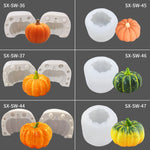 할로윈 입체 호박 케이크 DIY 향초 실리콘 몰드, SW-36, SW-37, SW-45, SW-46, SW-47, ZW-57, ZW-109