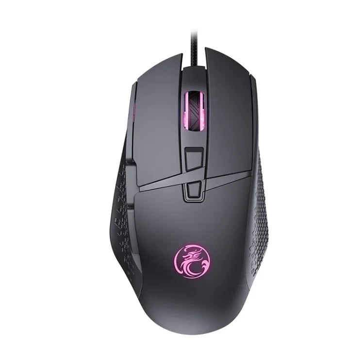 iMICE T91 8키 7200DPI USB 유선 발광 게이밍 마우스, 케이블 길이: 1.8m