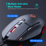 iMICE T91 8키 7200DPI USB 유선 발광 게이밍 마우스, 케이블 길이: 1.8m