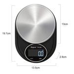 홈 주방 전자 저울 고정밀 스테인리스 주얼리 저울, 헤밍 5kg/1g, 무헤밍 5kg/1g, 헤밍 3kg/0.1g, 무헤밍 3kg/0.1g, 헤밍 5kg/0.1g, 무헤밍 5kg/0.1g