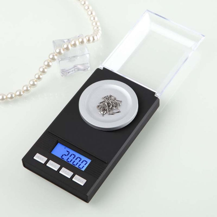 고정밀 휴대용 보석 저울 미니 전자 저울 정밀 캐럿 전자 저울, 10g/0.001g, 20g/0.001g, 50g/0.001g