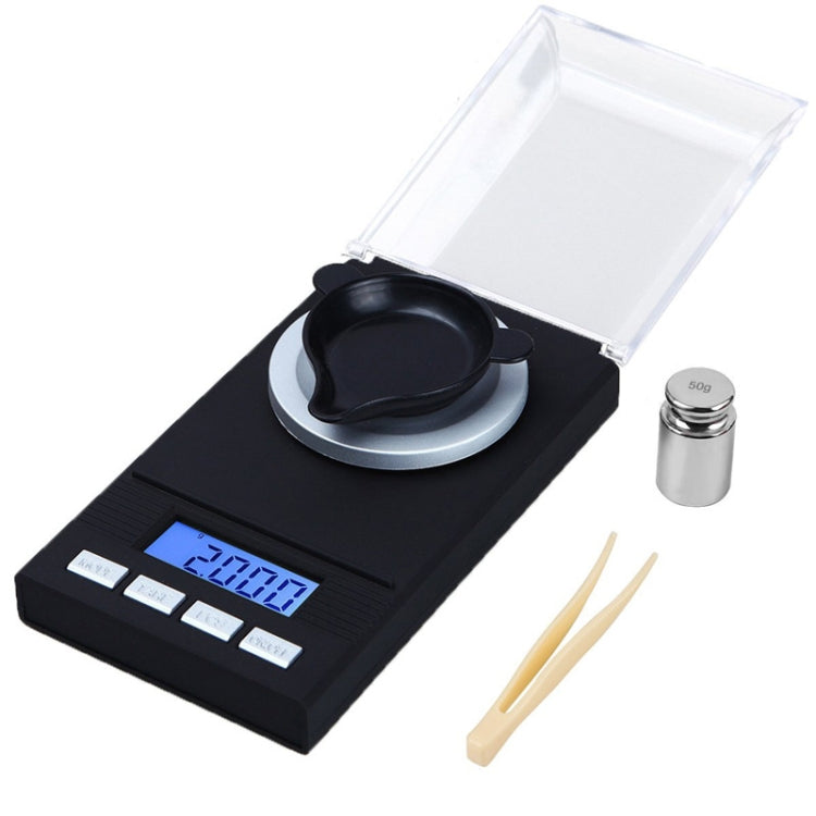 고정밀 휴대용 보석 저울 미니 전자 저울 정밀 캐럿 전자 저울, 10g/0.001g, 20g/0.001g, 50g/0.001g