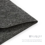 Portable Air Permeable Felt Sleeve Bag for MacBook Laptop, with Power Storage Bag, 12 inch, 13 inch, 15 inch, 11 inch