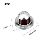 1쌍 스테인리스 스틸 LED 항해등 적녹색 항해 신호등 해양 보트 요트 경고등, DC 12V, 1쌍 12V
