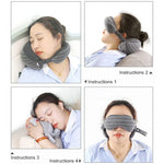 비즈니스 여행용 휴대용 베개 눈 보호용