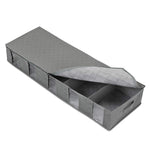 부직포 침대 수납함 접이식 이불 옷 먼지 방지 및 습기 방지 수납 가방, 97x33x15cm