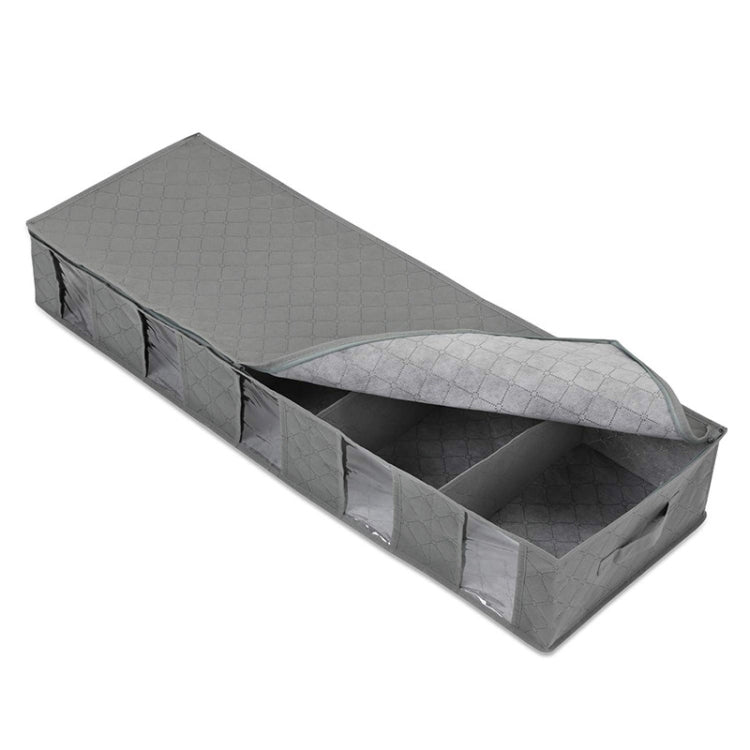 부직포 침대 수납함 접이식 이불 옷 먼지 방지 및 습기 방지 수납 가방, 97x33x15cm