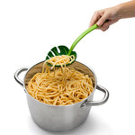 녹색 잎 채반 국자 채반, 국자