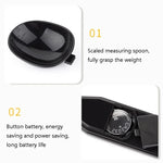 ABS 전자 계량 스푼 저울 계량 도구, 규격: 500g/0.1g, 500g/0.1g ABS 화이트, 500g/0.1g ABS 블랙