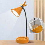 GIVELONG 숲속 새 LED 터치 USB 테이블 램프 휴대폰 거치대 포함 침실 침대 옆 야간 조명, GL361-1 레드, GL361-2 옐로우, GL361-3 블루, GL361-4 그린, GL362-1 핑크, GL362-2 옐로우, GL362-3 블루, GL362-4 그린, GL363-1 레드, GL363-2 옐로우