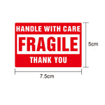 Caution Warning Packaging Transportation Sticker Label, A-87