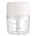 가정용 야채 절단 전기 USB 마늘 으깨기 미니 요리기 아기 이유식 보조기, 250ml, 100ml + 250ml, 100ml