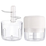 가정용 야채 절단 전기 USB 마늘 으깨기 미니 요리기 아기 이유식 보조기, 250ml, 100ml + 250ml, 100ml