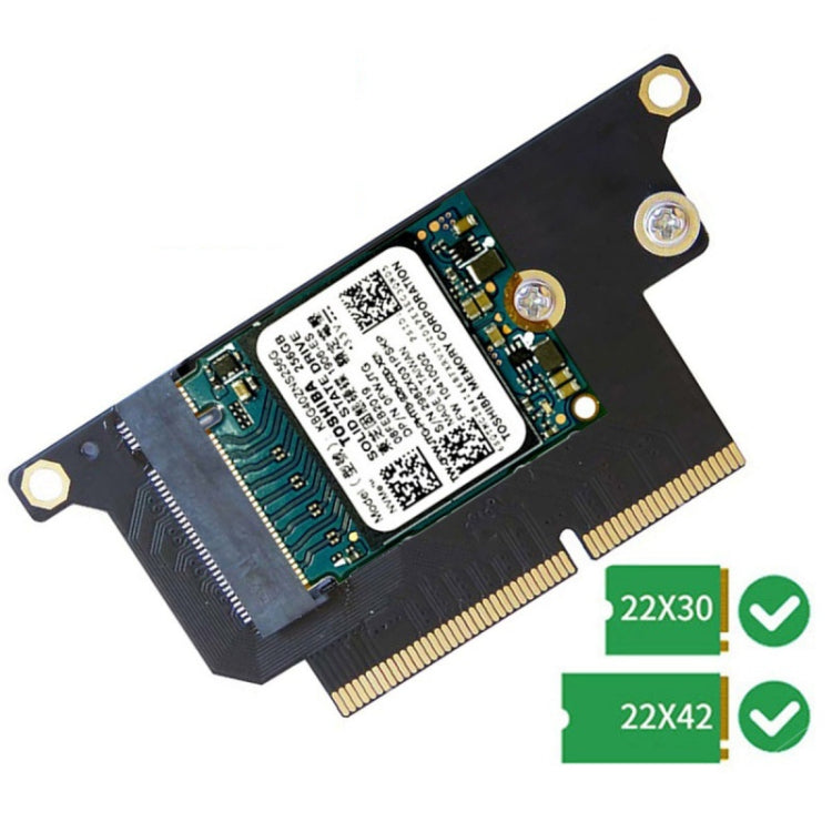 2개 NVMe M.2 NGFF SSD 어댑터 카드 MacBook Pro 13.3인치 A1708 (2016 - 2017)용