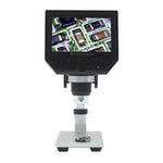 G600A HD 휴대폰 수리 현미경 4.3인치 스크린 디지털 현미경 전자 현미경, EU 플러그, US 플러그