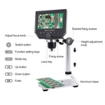 G600A HD 휴대폰 수리 현미경 4.3인치 스크린 디지털 현미경 전자 현미경, EU 플러그, US 플러그