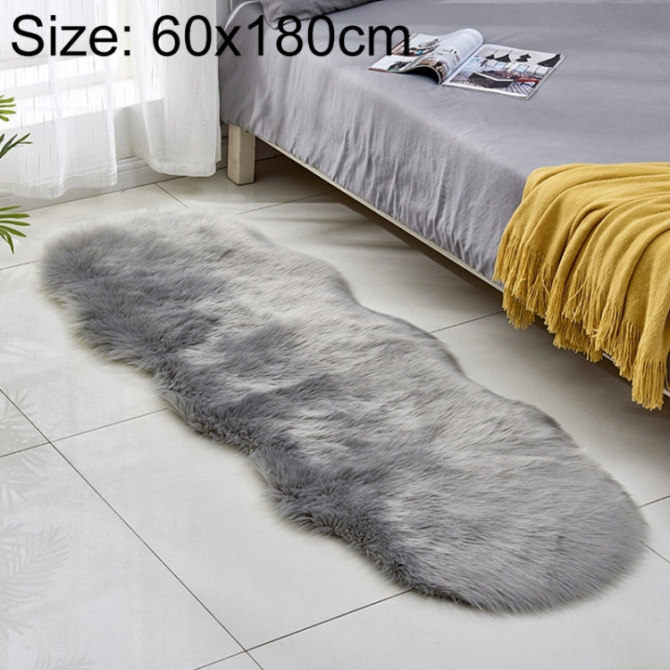 인조 울 가죽 소파 카펫 바닥 매트 플리스 쿠션 베이 윈도우 매트, 60x180cm