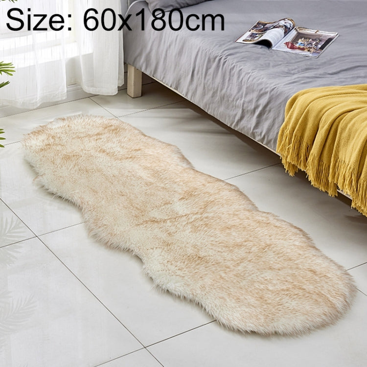 인조 울 가죽 소파 카펫 바닥 매트 플리스 쿠션 베이 윈도우 매트, 60x180cm