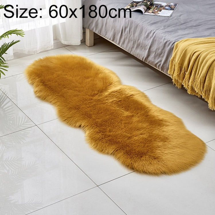 인조 울 가죽 소파 카펫 바닥 매트 플리스 쿠션 베이 윈도우 매트, 60x180cm