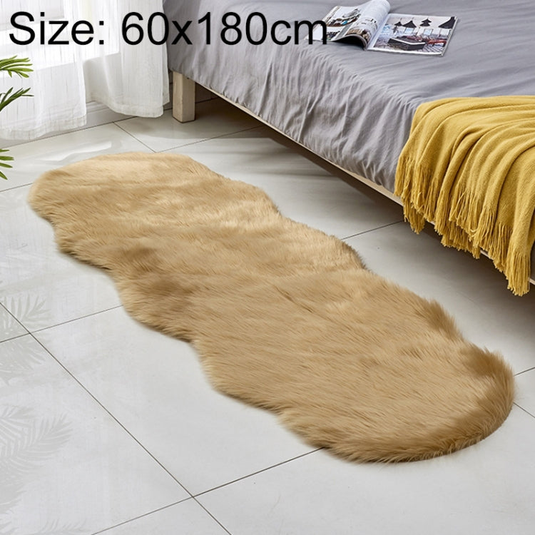 인조 울 가죽 소파 카펫 바닥 매트 플리스 쿠션 베이 윈도우 매트, 60x180cm