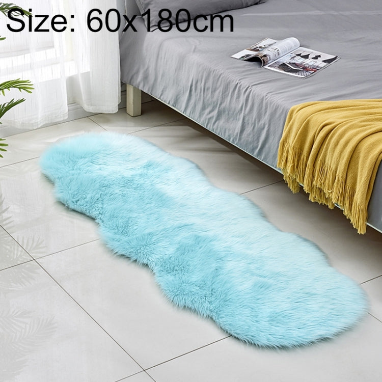 인조 울 가죽 소파 카펫 바닥 매트 플리스 쿠션 베이 윈도우 매트, 60x180cm