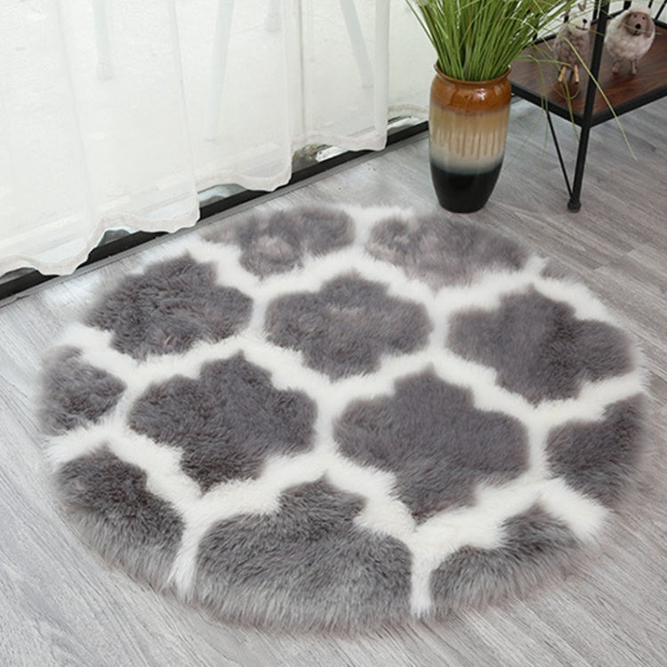 모조 모피 가정용 거실 플러시 카펫 요가 바닥 매트 장식, 60cm, 80cm, 90cm, 100cm