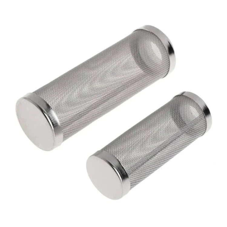 스테인리스 스틸 수입구 보호 커버 어항 필터 수입구 흡입 필터 커버, 사양: 화이트 12mm, 화이트 12mm, 화이트 16mm, 블랙 12mm, 블랙 16mm