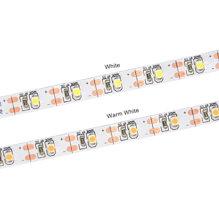 USB 전원 SMD 2835 에폭시 LED 스트립 조명 크리스마스 책상 장식 램프 TV 배경 조명용, 1m, 5m