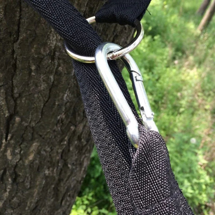 야외 캠핑 하이킹 필수 해먹 스트랩 로프 금속 버클 하중 묶음 로프, 무작위 색상 배송, PJ077 해먹 로프