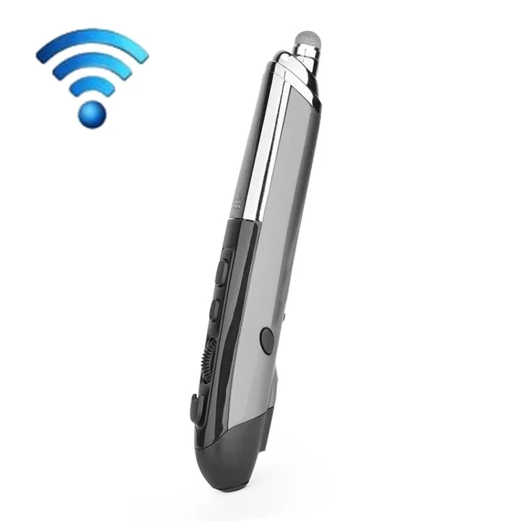 PR-08 1600DPI 6키 2.4G 무선 전자 화이트보드 펜 다기능 펜 마우스 PPT 플립 펜, 화이트, 레드, 블루, 블랙, 실버 그레이