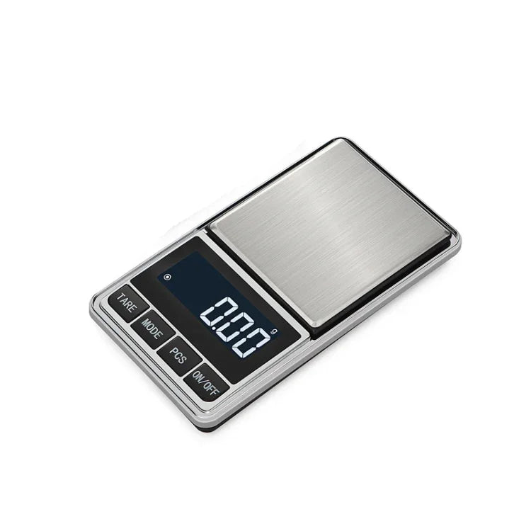 주방 스테인리스 스틸 미니 휴대용 저울 고정밀 보석 저울 전자 저울, 100g/0.01g, 200g/0.01g, 300g/0.01g, 500g/0.01g, 500g/0.1g