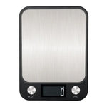 소형 주방 식품 저울 스테인리스 스틸 전자 주방 저울, 5kg/1g (블랙), 10kg/1g (블랙), 5kg/1g (화이트), 10kg/1g (화이트)