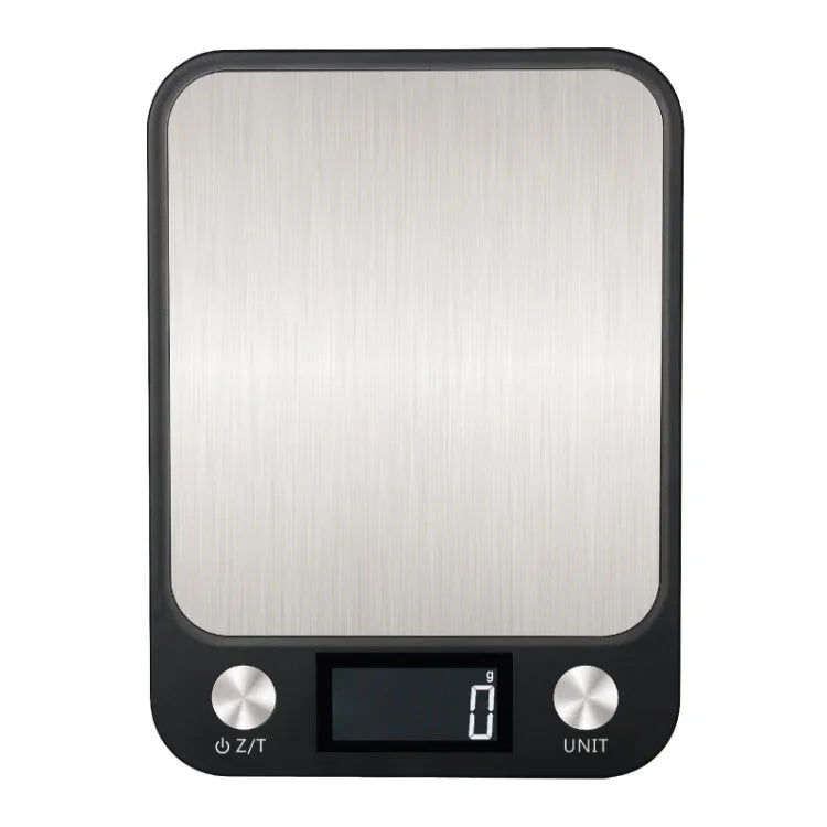 소형 주방 식품 저울 스테인리스 스틸 전자 주방 저울, 5kg/1g (블랙), 10kg/1g (블랙), 5kg/1g (화이트), 10kg/1g (화이트)