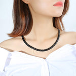CNC-007 자석 티타늄 스틸 목걸이 쥬얼리, CNC-007(골든), CNC-007(로즈 골드), CNC-007(블랙), CNC-007(스틸 컬러)
