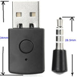 블루투스 컨트롤러 리시버 어댑터 USB 4.0 게임 컨트롤러 헤드셋 리시버 PS5용, PS5용