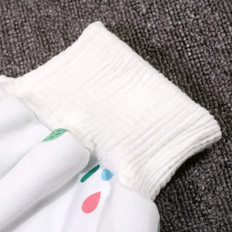 아기 방수 및 누수 방지 천 기저귀 어린이 세탁 가능한 면 천 침대 젖음 치마 바지, L