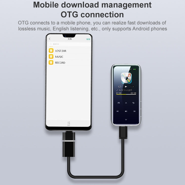휴대용 블루투스 터치 스크린 MP3 플레이어 녹음기 전자책, 4GB, 8GB, 16GB, 32GB