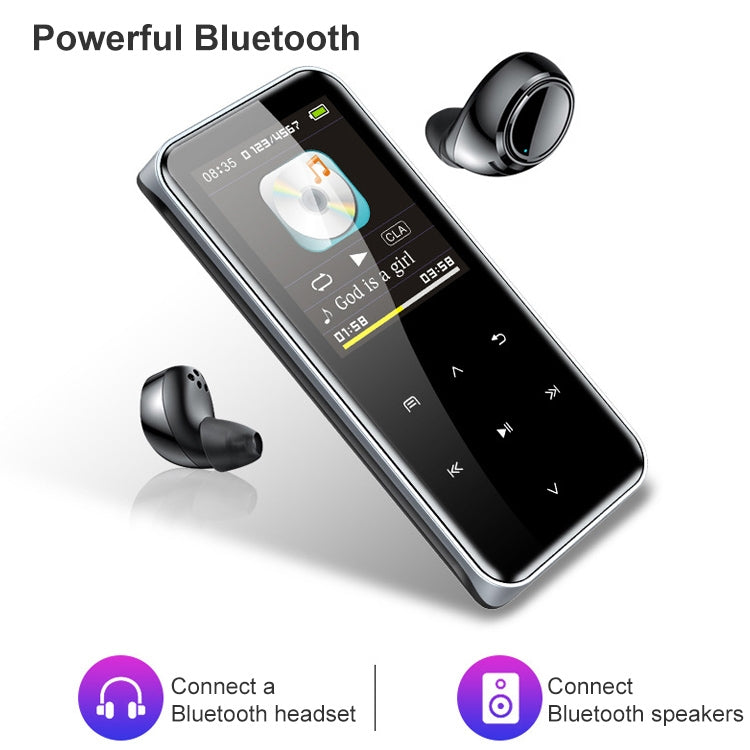 휴대용 블루투스 터치 스크린 MP3 플레이어 녹음기 전자책, 4GB, 8GB, 16GB, 32GB