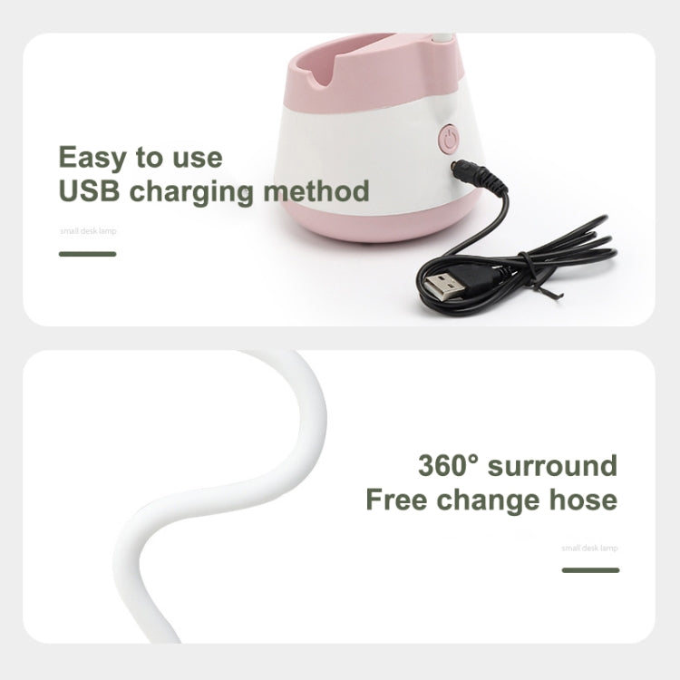 USB 충전 LED 데스크 조명 눈 보호 램프 펜 홀더 및 휴대폰 홀더 포함, CS276-1 핑크, CS276-1 블루, CS276-1 그린, CS276-1 옐로우, CS276-1 블랙, CS276-3 핑크, CS276-3 블루, CS276-3 그린, CS276-3 옐로우, CS276-3 블랙, CS276-4 핑크