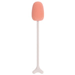 긴 손잡이 수직 컵 브러시 아기 젖병 스펀지 청소 브러시, 길이: 29cm, 흰색, 파랑, 분홍