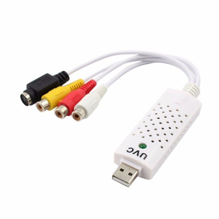 휴대용 USB 2.0 오디오 비디오 캡처 카드 어댑터 VHS to DVD 비디오 캡처, Win7 / Win8 / XP / Vista용, 드라이버 무료