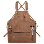 캔버스 앞치마 바버 로스팅 카페 원예 목공 남녀 작업복, 성인 모델, 어린이용 47cm, 어린이용 57cm