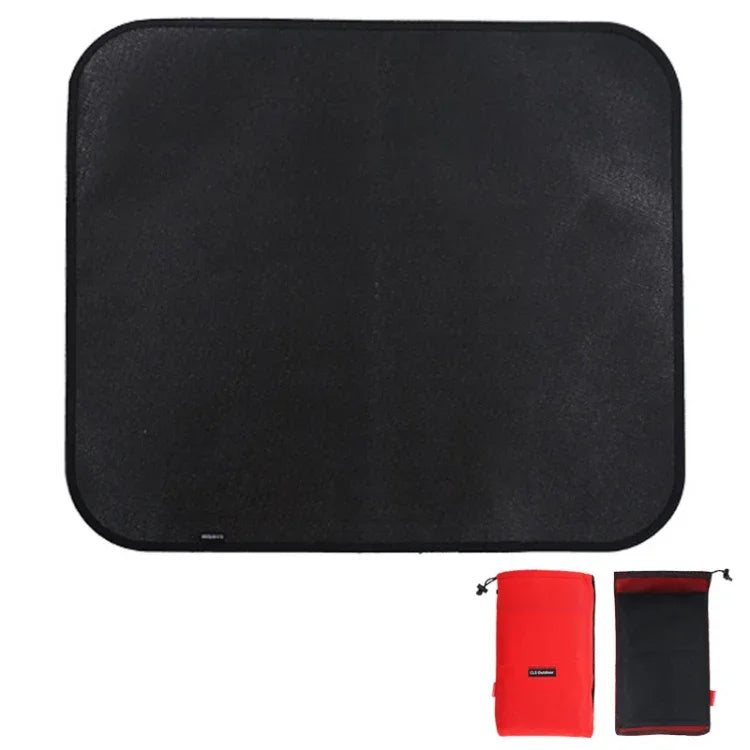 CLS 야외 캠핑 실리콘 방화 천 피크닉 바비큐 단열 패드, S: 350x340mm, M: 450x370mm, L: 600x520mm, XL: 800x750mm