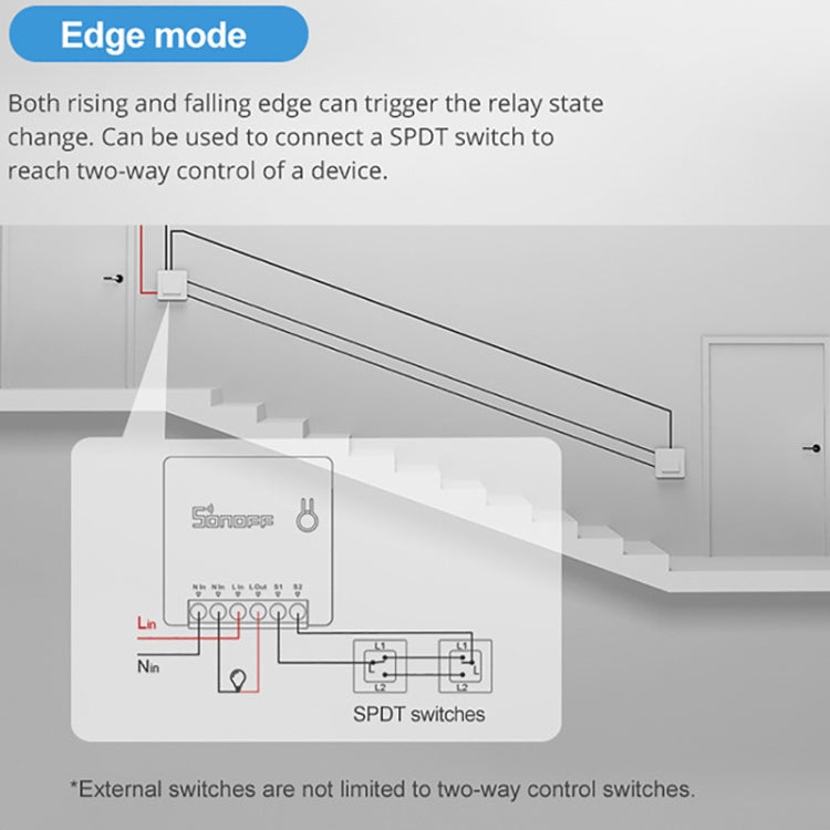 Sonoff MINIR2 듀얼 제어 WIFI 스마트 스위치 DIY 소형 개조 부품