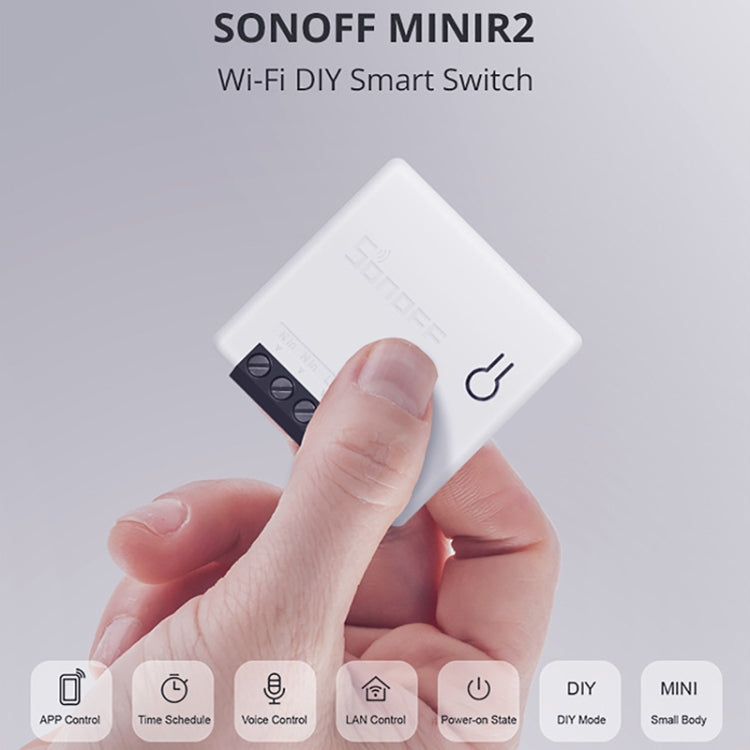 Sonoff MINIR2 듀얼 제어 WIFI 스마트 스위치 DIY 소형 개조 부품